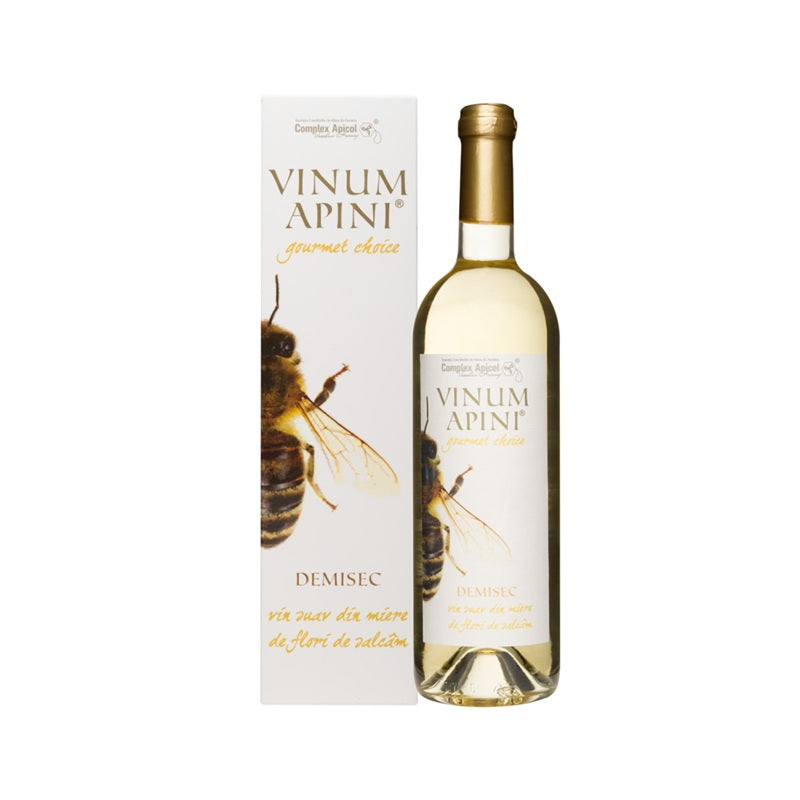 *rtr* vin demisec din miere salcam vinum apini 750ml cutie - Complex Apicol