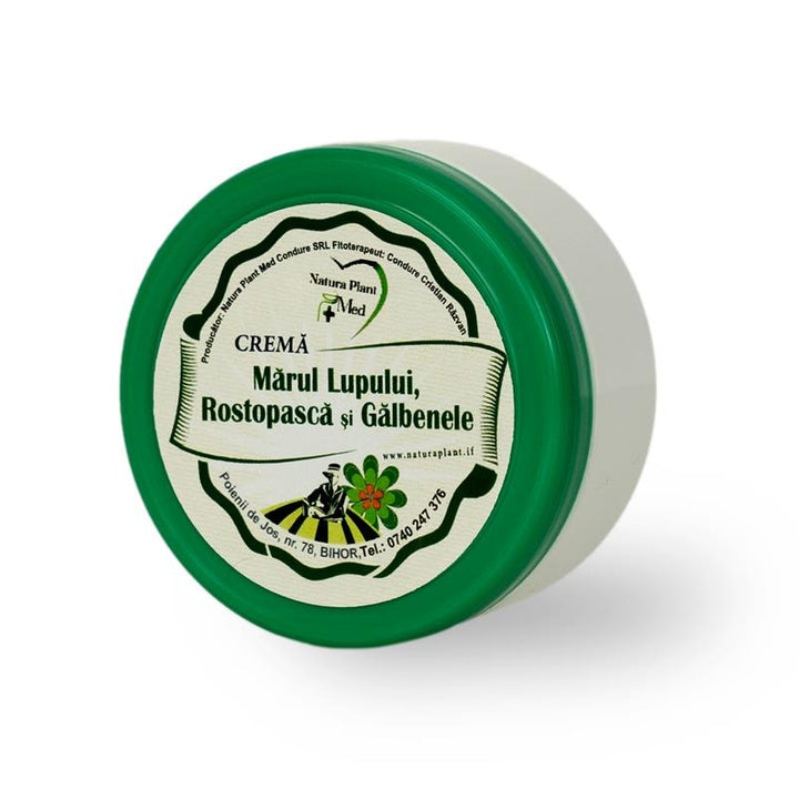 Crema marul lupului&rostopasca si galb.100ml - Natura Plant Poieni