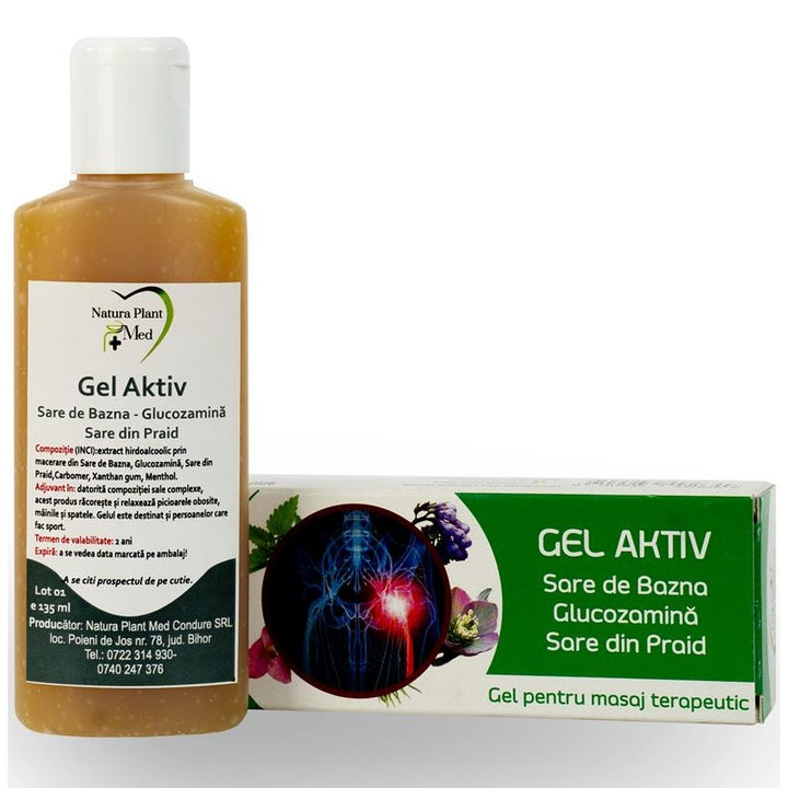 Gel aktiv sare bazna 135ml - Natura Plant Poieni