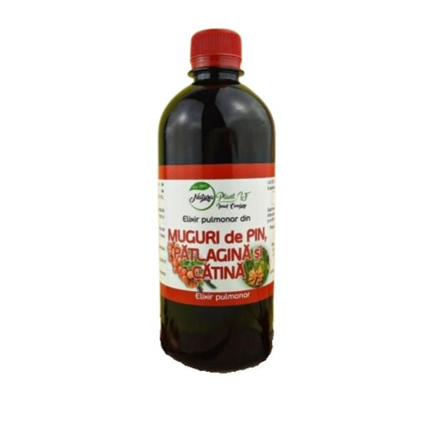 Elixir pulmonar mg.pin,patlagina&catina 200ml - Natura Plant Poieni