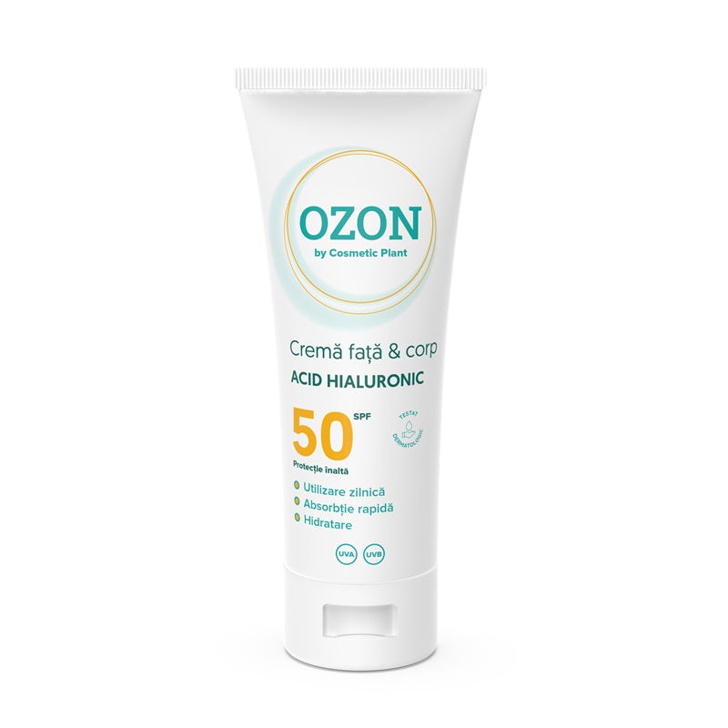 Crema fata si corp acid hialuronic SPF50 100ml - Cosmeticplant