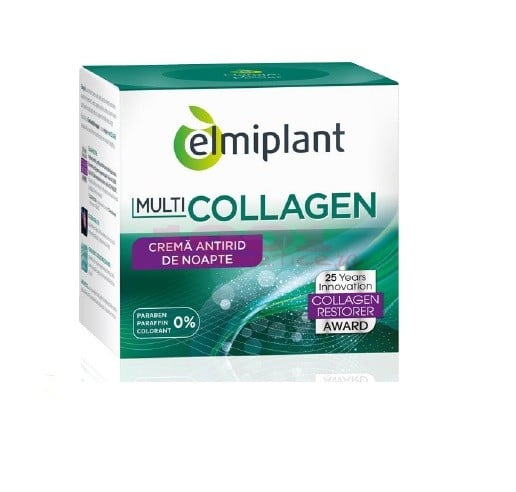 Collagen cr. antirid noapte 50ml - Elmiplant