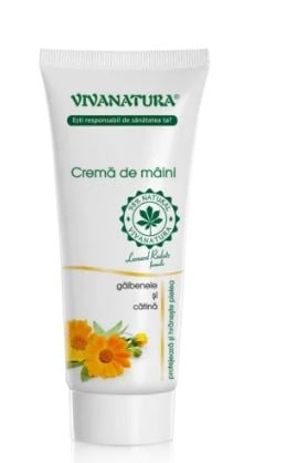 Crema maini galbenele&catina 75ml - Vivanatura