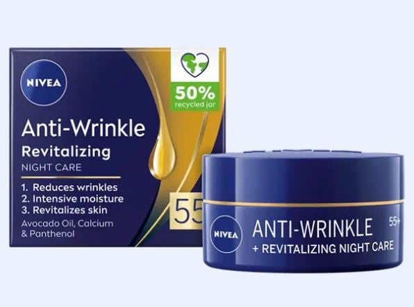 Crema noapte antirid revitalizare 55+ 50ml - Nivea