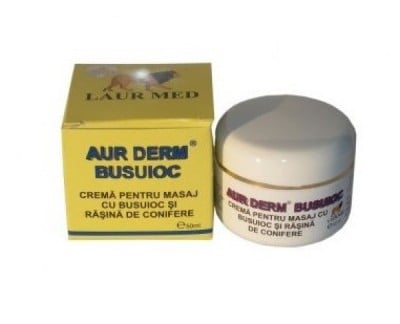 Aur d-cr.masaj busuioc+rasina 50ml - Laur Med