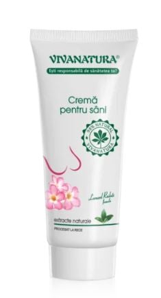 Crema pentru sani cu extracte naturale 75ml - Vivanatura