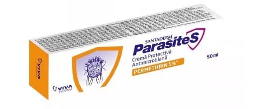 Cr.prot.antimicrobiana cu permetrina 5%  50ml - Viva Pharma