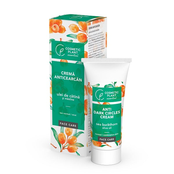 Crema anticearcan cu ul. catina si masline 30ml - Cosmeticplant