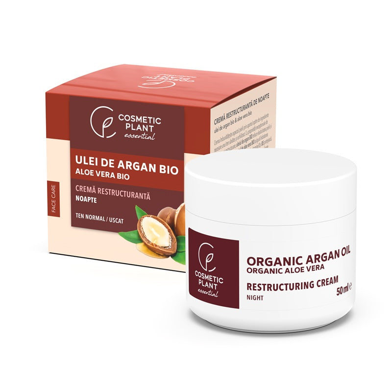 Crema res.noapte ul argan&aloe (bio)50ml - Cosmeticplant