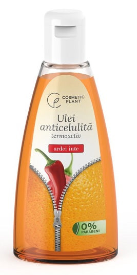 Ulei anticel.termoactiv ardei iute 200ml - Cosmeticplant