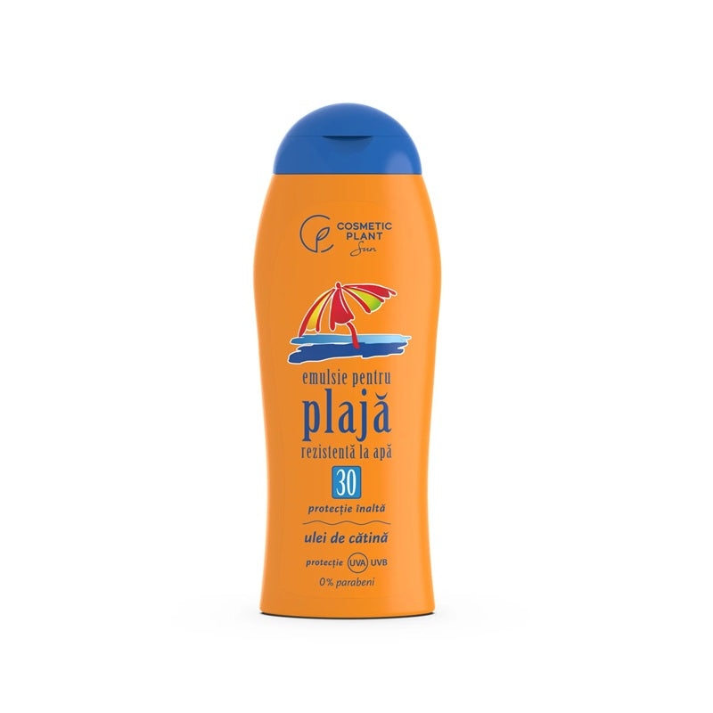 Emulsie solară Cosmetic Plant SPF 30 cu cătină, 200ml - Cosmetic Plant Plaja