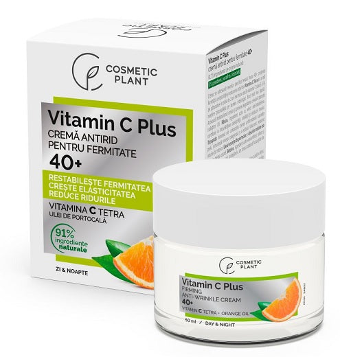 Vit.c plus crema antirid pt.fermitate 40+ 50ml - Cosmeticplant