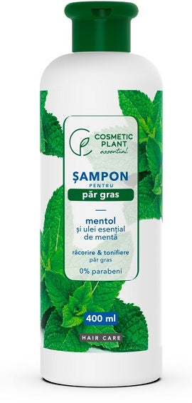 Sampon par gras cu mentol 400ml - Cosmeticplant