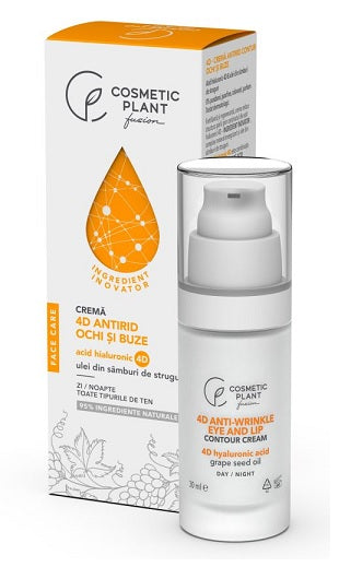 Face care crema contur ochi si buze 4d 30ml - Cosmeticplant