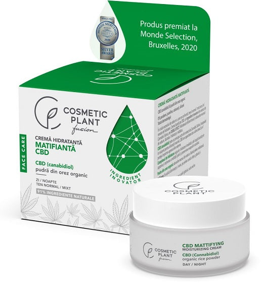 Face care crema hidratanta matifianta 50ml - Cosmeticplant