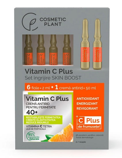 Set cadou vit.c plus cr.40+fiole skin boost - Cosmeticplant