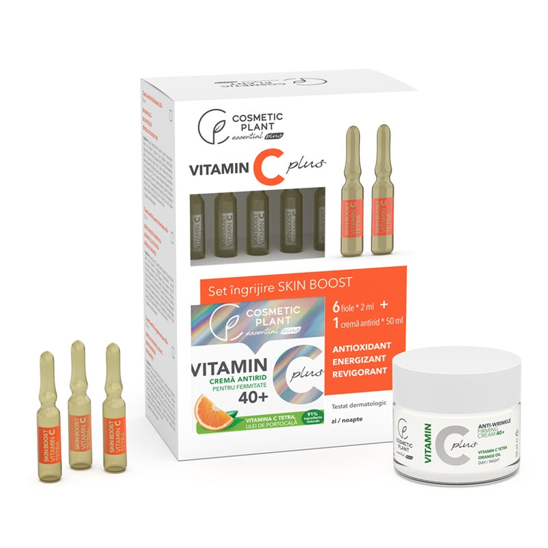 Set cadou vit.c plus cr.40+fiole skin boost - Cosmeticplant