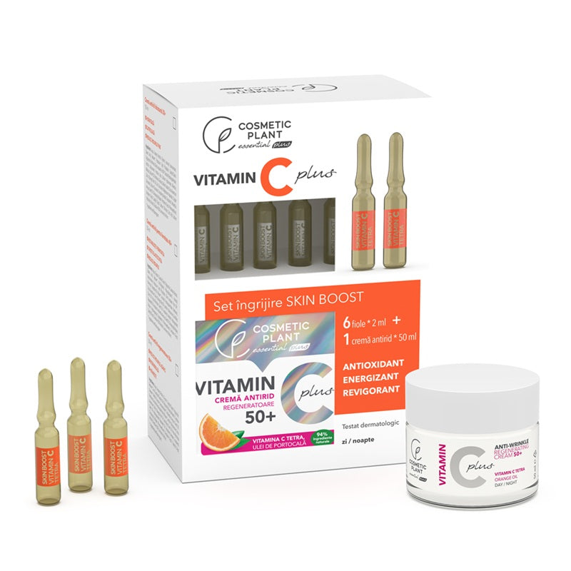 Set cadou vit.c plus cr.50+fiole skin boost - Cosmeticplant