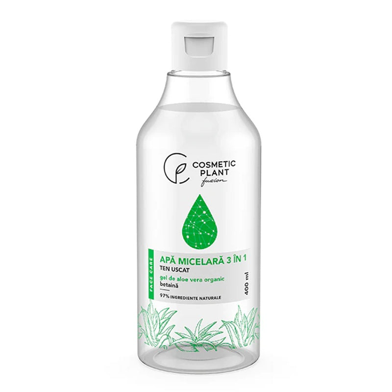 Face care apa micelara 3 in 1 aloe 400ml - Cosmeticplant