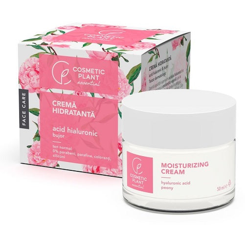 Crema hidratanta cu acid hialuronic + bujor 50 ml Face Care-CSMP.00376