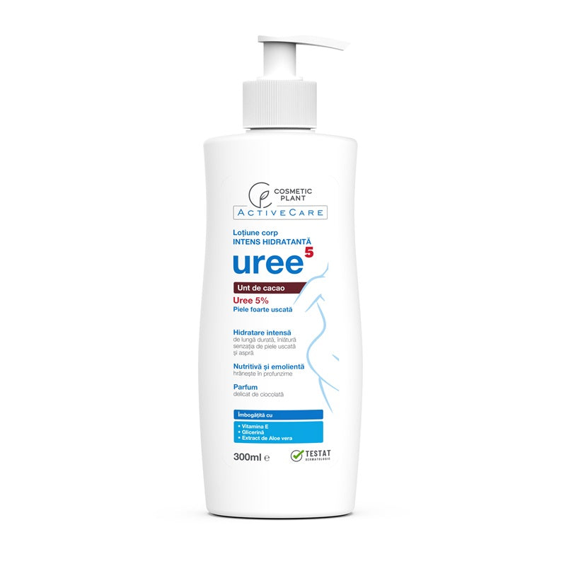 Lotiune corp uree 5% piele foarte uscata pompita 300ml - Cosmeticplant