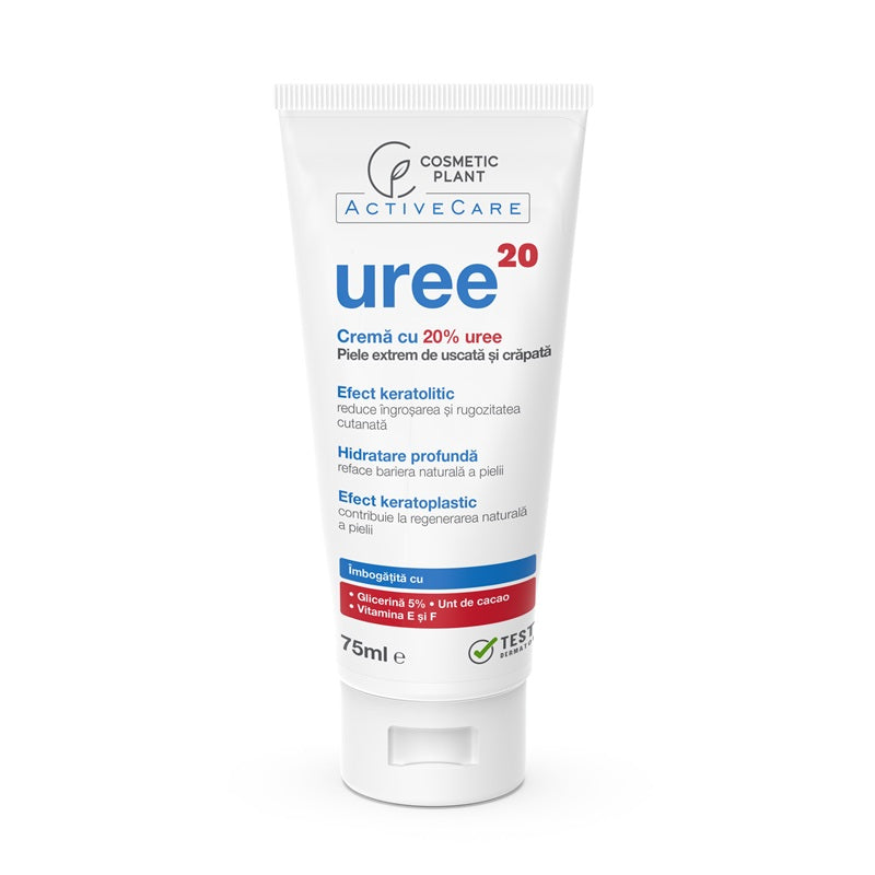 Crema cu uree 20% piele extrem de uscata si crapata 75ml - Cosmeticplant