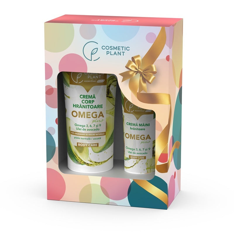 Omega plus crema corp hranitoare 200ml + crema maini hranitoare omega plus 75ml pch - Cosmeticplant