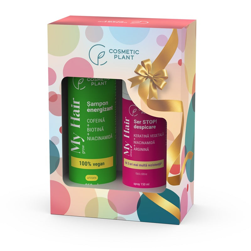 Sampon energizant unisex 250ml + ser stop despicare fara clatire spray 150ml pch - Cosmeticplant