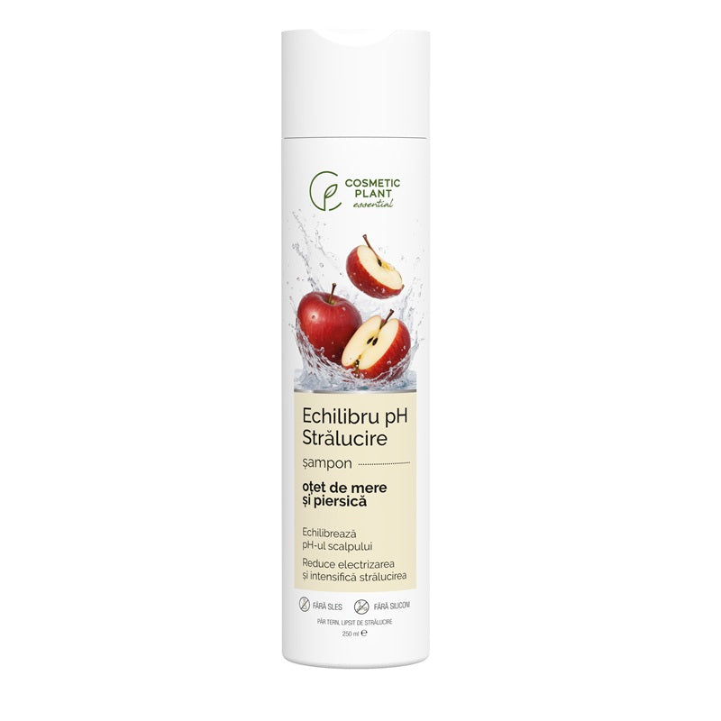 Sampon otet de mere piersica echilibru ph stralucire 250ml - Cosmeticplant