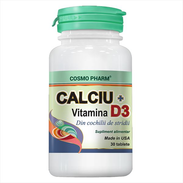 Calciu + Vitamina D3 30 comprimate-CSPH.00009