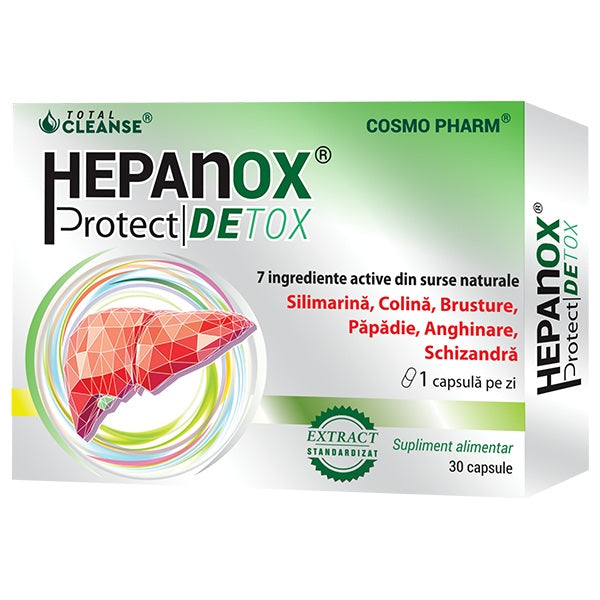 Hepanox protect detox 30cps - Cosmo Pharm