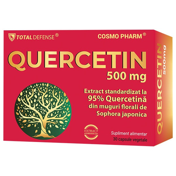 Quercetin 500mg 30cps vegetale - Cosmo Pharm