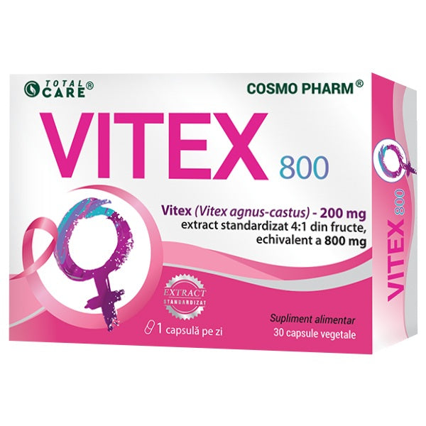 Vitex 800mg 30cps vegetale - Cosmo Pharm