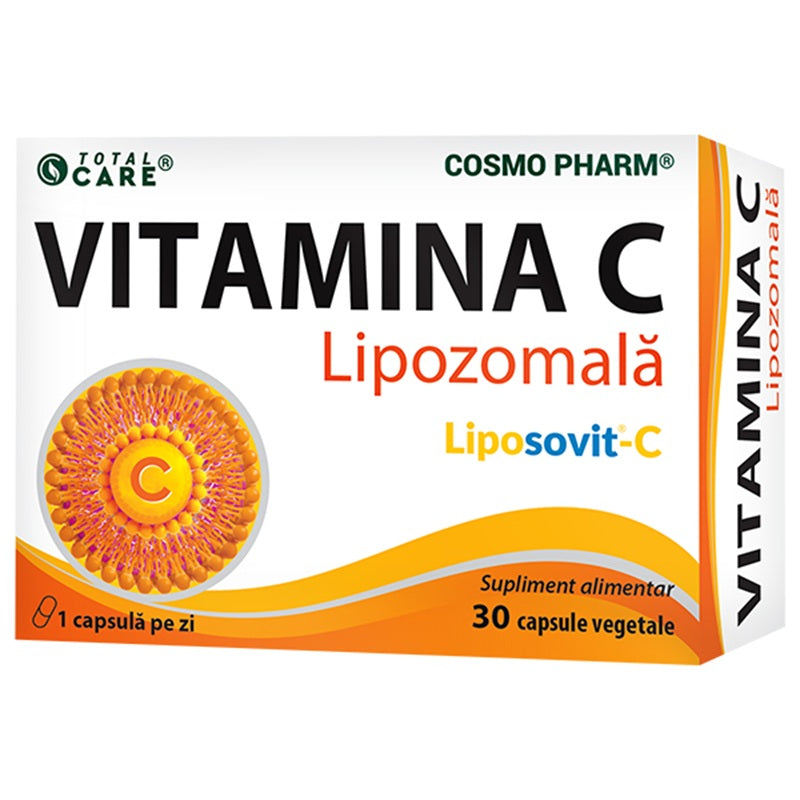 Vitamina c lipozomala 30cps vegetale - Cosmo Pharm
