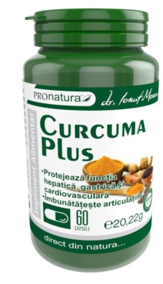 Curcuma plus piperina 60cps - Medica