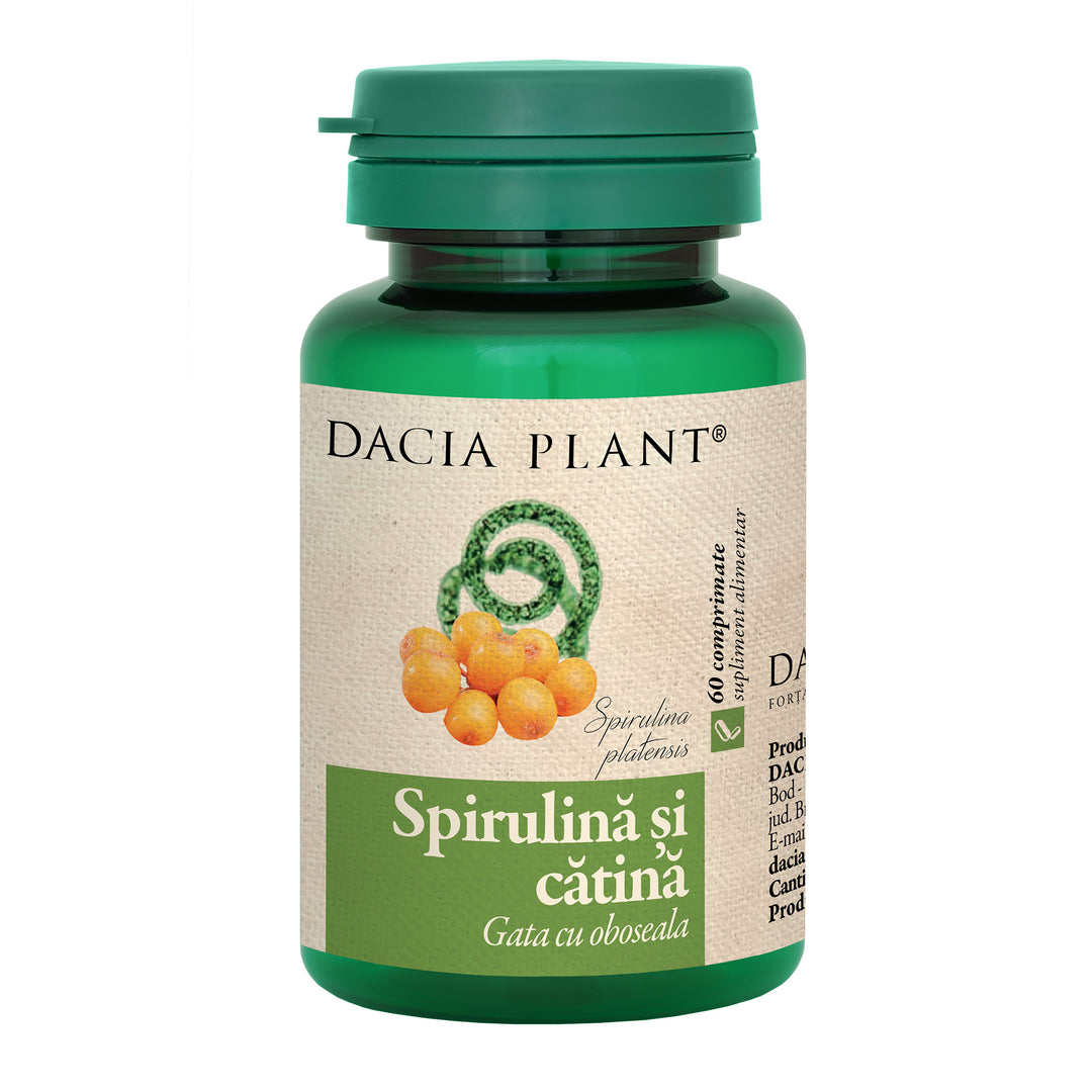 Spirulina si catina 60cpr - Dacia Plant