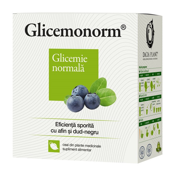 Ceai glicemonorm 50gr - Dacia Plant