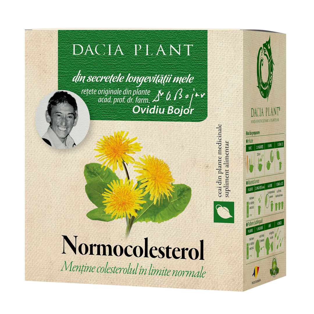 Ceai pentru normocolesterol 50gr - Dacia Plant