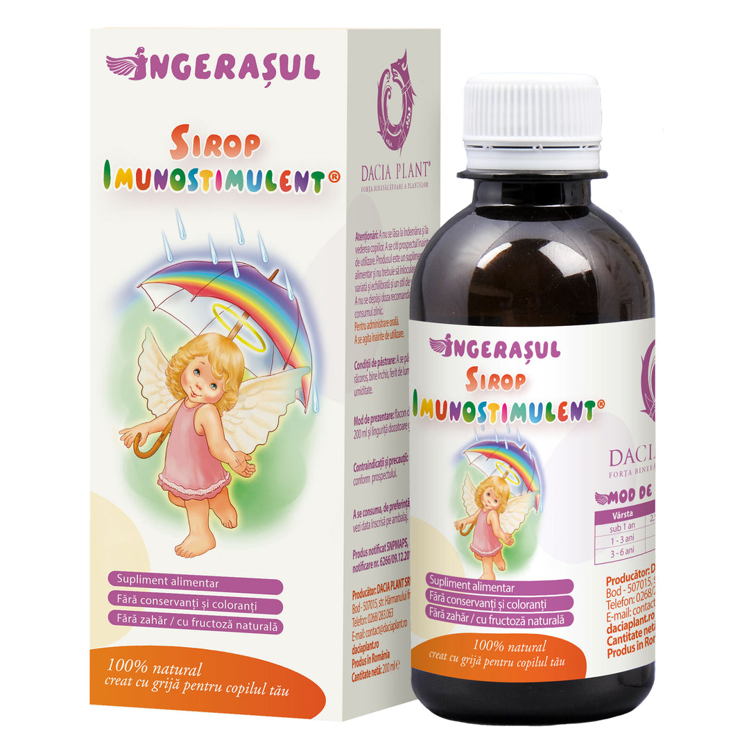 Sirop Imunostimulent Îngerașul, 200 ml - Dacia Plant