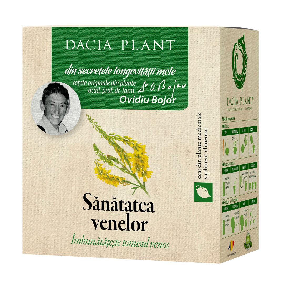 Ceai pentru sanatatea venelor 50gr - Dacia Plant