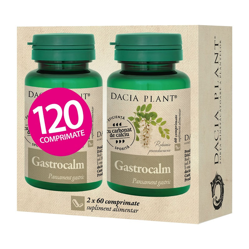 Gastrocalm 120cpr (2*60cpr pch) - Dacia Plant