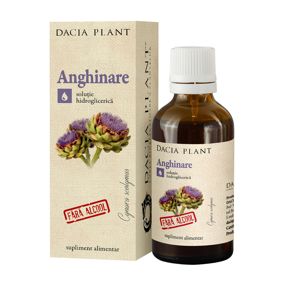 Tinctura anghinare fara alcool 50ml - Dacia Plant