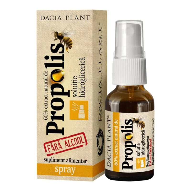 Tinctura propolis fara alcool spray 20ml-DACP.00619