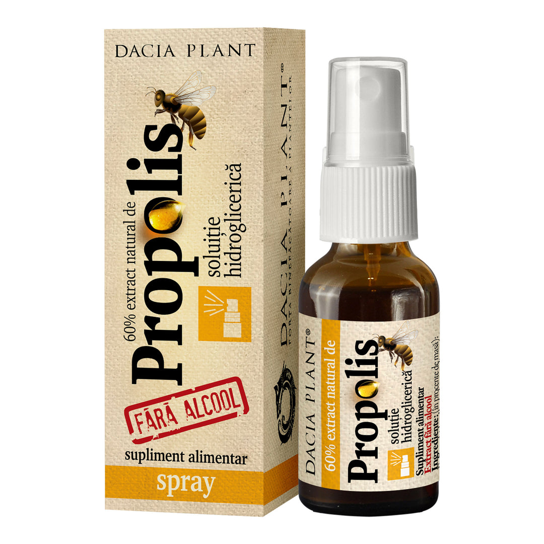 Propolis+echinacea fara alcool spray 20ml - Dacia Plant