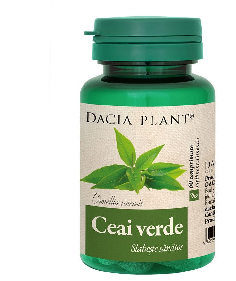 Ceai verde 60cpr - Dacia Plant