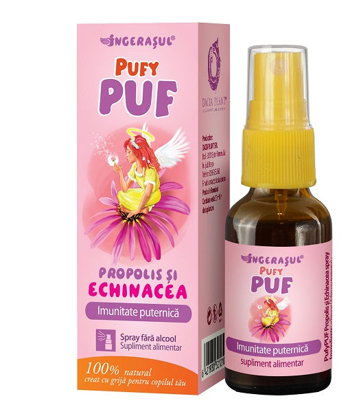 Pufypuf propolis&echinacea fara alcool spray 20ml - Dacia Plant