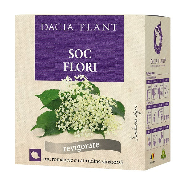 Ceai de soc flori 50gr - Dacia Plant