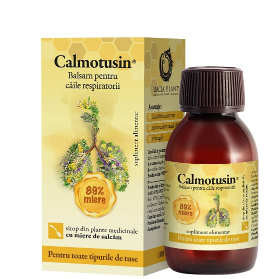 Calmotusin sirop cu miere 100ml - Dacia Plant