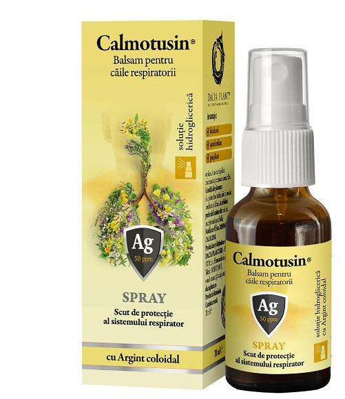 Calmotusin + argint coloidal fara alcool spray 20ml-DACP.00749