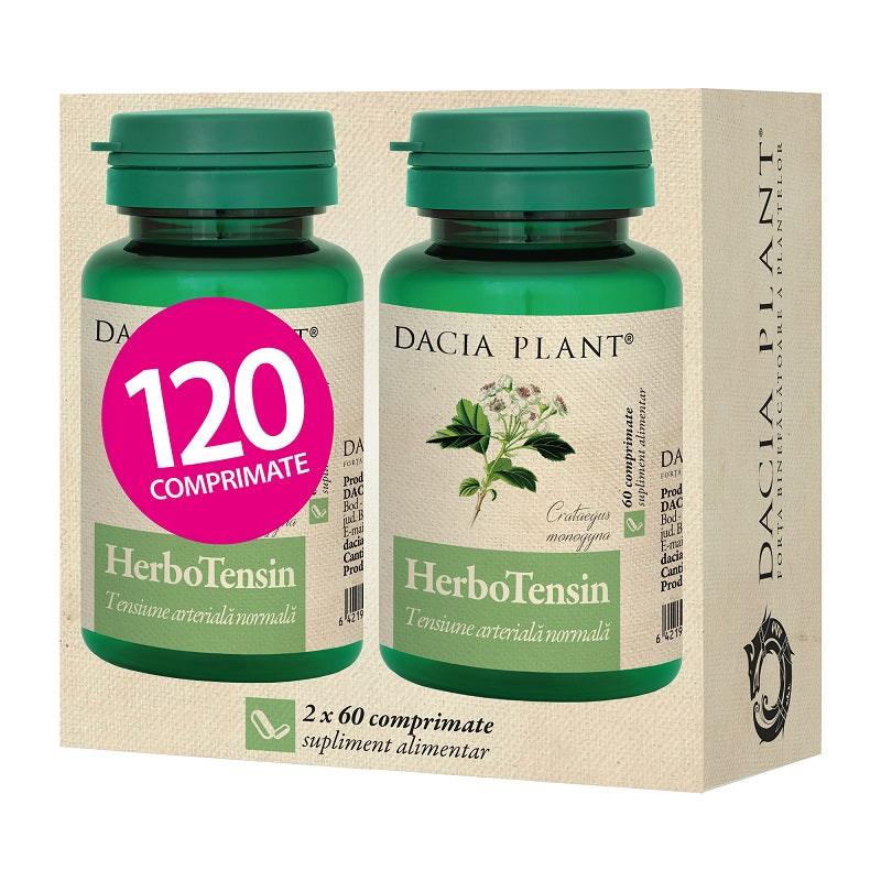 Herbotensin 120cpr (2*60cpr pch) - Dacia Plant